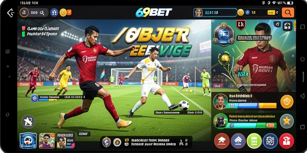 Screenshot gameplay 69BET yang menunjukkan aksi seru dalam olahraga.