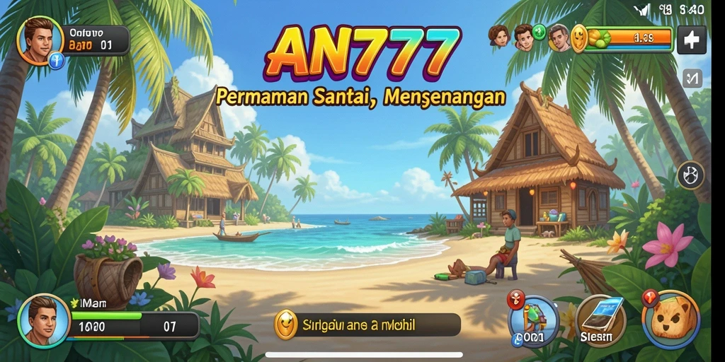 Tampilan menarik dari gameplay AN777 yang seru dan menyenangkan.
