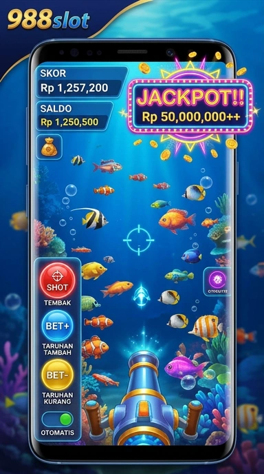 Tampilan utama aplikasi 988slot dengan berbagai pilihan yang menarik.